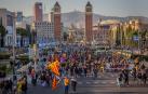 Los CDR cortan el tráfico en protesta por la presencia del Rey en Barcelona