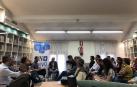 Un momento del foro DN En Vivo de Movilidad en la sede de Diario de Navarra de la calle Zapatería.