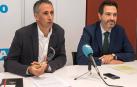 Guillermo Erice, presidente de Laseme, y Javier Larrañaga, de CaixaBank.