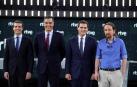 Los cuatro candidatos, en el último debate de RTVE.