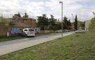 La trasera del convento de las Agustinas, en Aranzadi, un aparcamiento irregular