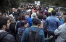 Miles de personas participan en el Nafarroa Oinez que se celebra este domingo en Alsasua