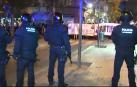 Enfrentamientos entre independentistas y ultras de extrema derecha en Barcelona