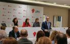 El presidente de UPN, José Javier Esparza, interviene durante el consejo político del partido, celebrado este viernes en Pamplona.