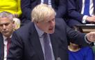 Johnson, durante su discurso en el Parlamento británico.