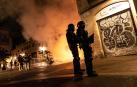 Seis detenidos durante la sexta noche de protestas en Barcelona