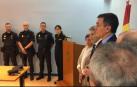 Pedro Sánchez transmite su ánimo a la Policía en Barcelona