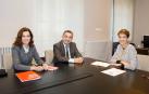 Chivite transmite a AIN su apuesta de cooperar con la industria navarra