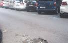 Los socavones de la calle Sangüesa de Pamplona