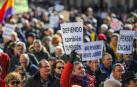 El sector del taxi se une a los pensionistas en su protesta en Madrid