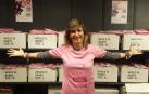 Saray, cerca de llegar a los 15.000 dorsales de la carrera contra el cáncer de mama