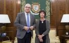 Maya se reúne con representantes de la Fundación ATENA