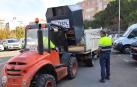 Un contenedor 'pirata' en Tudela