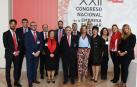 La delegación de ADEFAN posa en el XXII Congreso Nacional de la Empresa Familiar. De Izda a Dcha: Diego Oliver Gimeno (Grupo Enhol), Félix Guindulain (Jofemar), José María Marticorena (Conservas Martiko), Marisa Sainz (Adefan), Gonzalo Oliver Amatriain (Grupo Enhol), Francisco Esparza (Adefan), Eduardo Sanzol (Naxan Export), Mirenchu Arraztoa (E.S. Aralar), Yolanda Garbayo (Construcciones Hermanos Garbayo Chivite), Beatriz Bacaicoa (Bacaicoa Industrias Plásticas) Graziella Alzugaray (Grupo Mundomóvil) y Marta Virto (Ultracongelados Virto).
