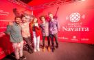 Amaia Romero visita el stand de Navarra en el Bilbao Music Experience