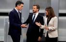 Pedro Sánchez (PSOE), Pablo Casado (PP), Pablo Iglesias (Unidas Podemos), Alberti Rivera (Ciudadanos) y Santiago Abascal (VOX) protagonizaron el único debate entre los candidatos en la campaña electoral de las elecciones generales que se celebran el 10 de noviembre de 2019.