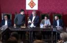 El Ayuntamiento de Cervera recibe a los hermanos Márquez