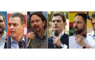 Los seis principales candidatos a la presidencia para estas Elecciones Generales del próximo 10 de noviembre