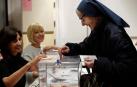 La monja Martina Romero ha votado por primera vez tras 44 años en Haití.