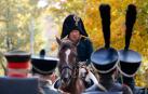Oleg Sokolov, caracterizado como Napoleón, en un festival histórico en Moscú.