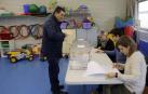 Jornada electoral marcada por el frío, la lluvia y la nieve