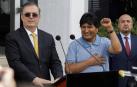 Evo Morales llega a México tras recibir asilo político