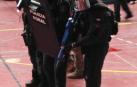 La Policía Foral participa en un simulacro de atentado terrorista