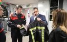 El consejero Remírez visita los parques de bomberos de Trinitarios y Cordovilla