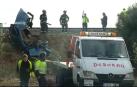 Dos personas fallecidas en una furgoneta tras ser arrolladas por un tren de mercancías