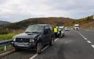 Accidente sin heridos tras la colisión de dos coches en la N-121-A