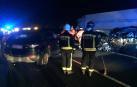 Dos muertos y tres heridos en un choque frontal en la N-121-A en Ostiz