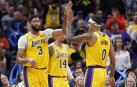 Los Lakers suman su sexto triunfo consecutivo y Doncic sigue brillando