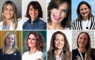 De izda. a dcha. y de arriba a abajo: Tesa Díaz Faes, Luisa Alli, María Eizaguirre, María Andrés Marín, Clara Martínez de Careaga, Gabriela Uriarte, Ana Lorenzo y Biola María Javierre,