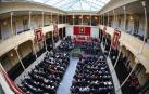 Acto institucional de celebración del Día de Navarra, en el que la presidenta María Chivite ha entregado la Medalla de Oro de la comunidad a la asociación de daño cerebral ADACEN.
