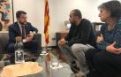 UGT y CC OO exponen a Junqueras en prisión la urgencia del pacto progresista