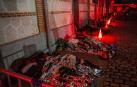 Más de mil personas se unen a 'La noche sin hogar' en Madrid para reclamar soluciones
