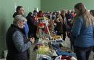 Imágenes del mercado de productores del pirineo  en Abaurrea Alta.