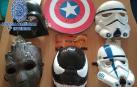 Intervenidas más de 3.000 máscaras de disfraces falsos de Star Wars o Marvel