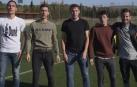 Jugadores de Osasuna cantan su propia versión de 'Lau Teilatu'