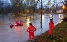 Recatado en Pamplona cuando intentaba circular por una zona inundada