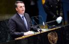 El presidente de Brasil, Jair Bolsonaro, en su intervención ante la asamblea de la ONU