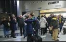 Recibimiento a Nerea Pena en el Aeropuerto de Noáin