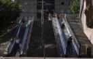 Se estudia cubrir las escaleras mecánicas de Azpilagaña