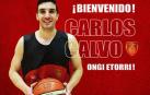 Carlos Calvo, nuevo jugador del Basket Navarra.