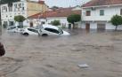 El temporal provoca graves inundaciones en la localidad onubense de Huelva