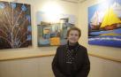Tomasa Arístregui, vecina de Huarte, protagoniza su primera exposición a sus 90 años