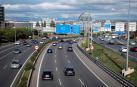 Tráfico en la A-1, carretera de Burgos.