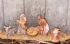 Bansky expone un pesebre en Belén que invoca el conflicto palestino-israelí