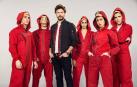 Personajes de la serie 'La casa de papel'.