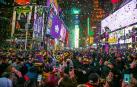 Un millón de personas reciben el 2020 en Times Square